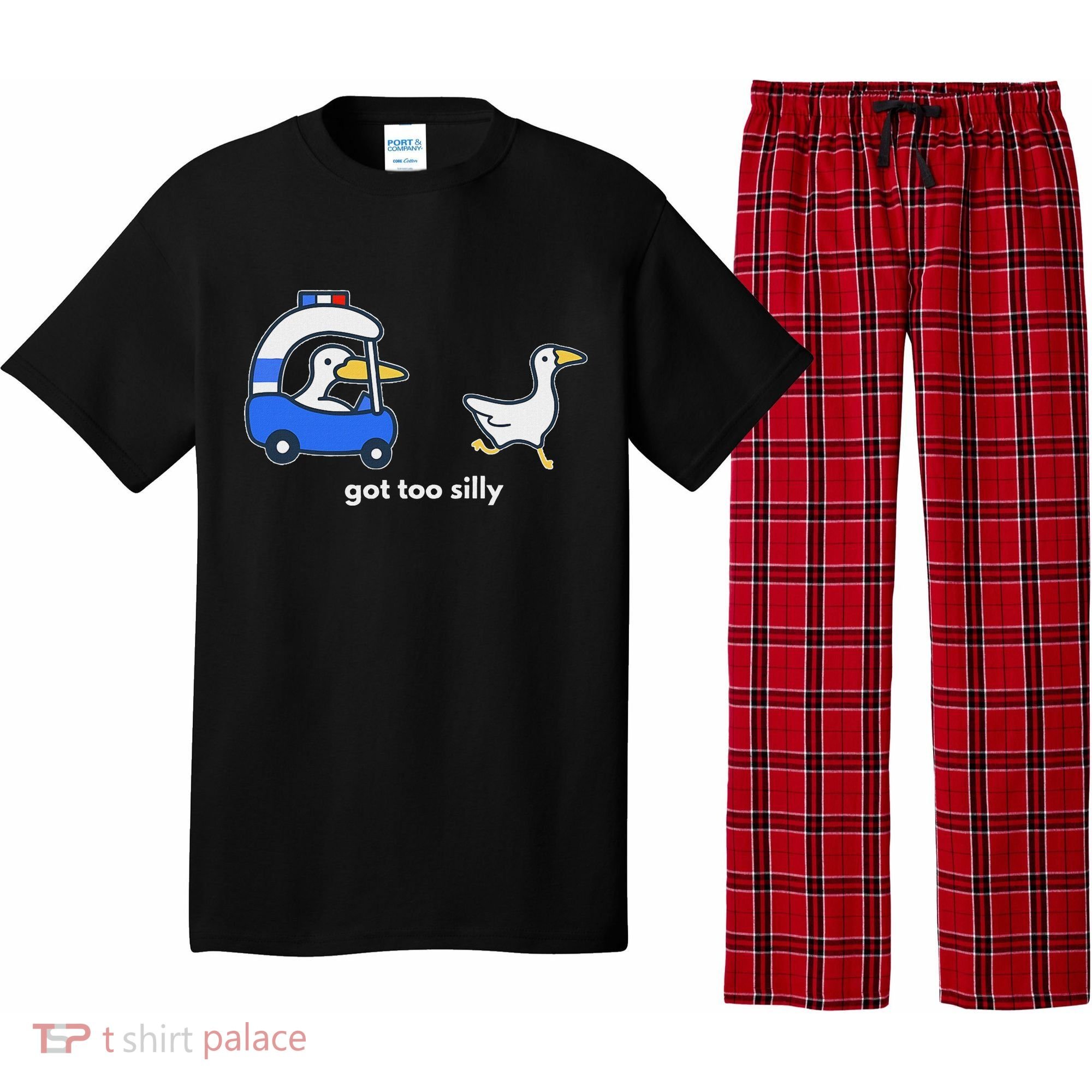 Got Too Silly Goose Police Pajama Set