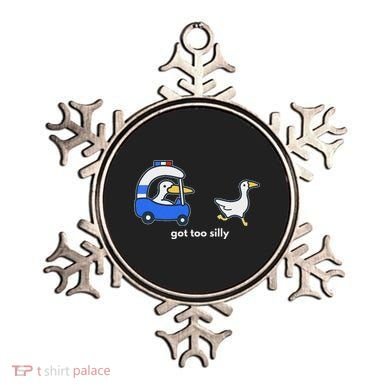 Got Too Silly Goose Police Ornament
