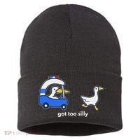 Got Too Silly Goose Police Sustainable Knit Beanie thumb 0