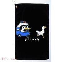 Got Too Silly Goose Police Golf Towel thumb 0
