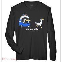 Got Too Silly Goose Police Zone Performance Long-Sleeve T-Shirt thumb 0
