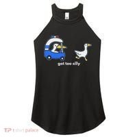 Got Too Silly Goose Police Women's Perfect Tri Rocker Tank thumb 0