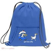 Got Too Silly Goose Police Sweatshirt Cinch Pack Bag thumb 0