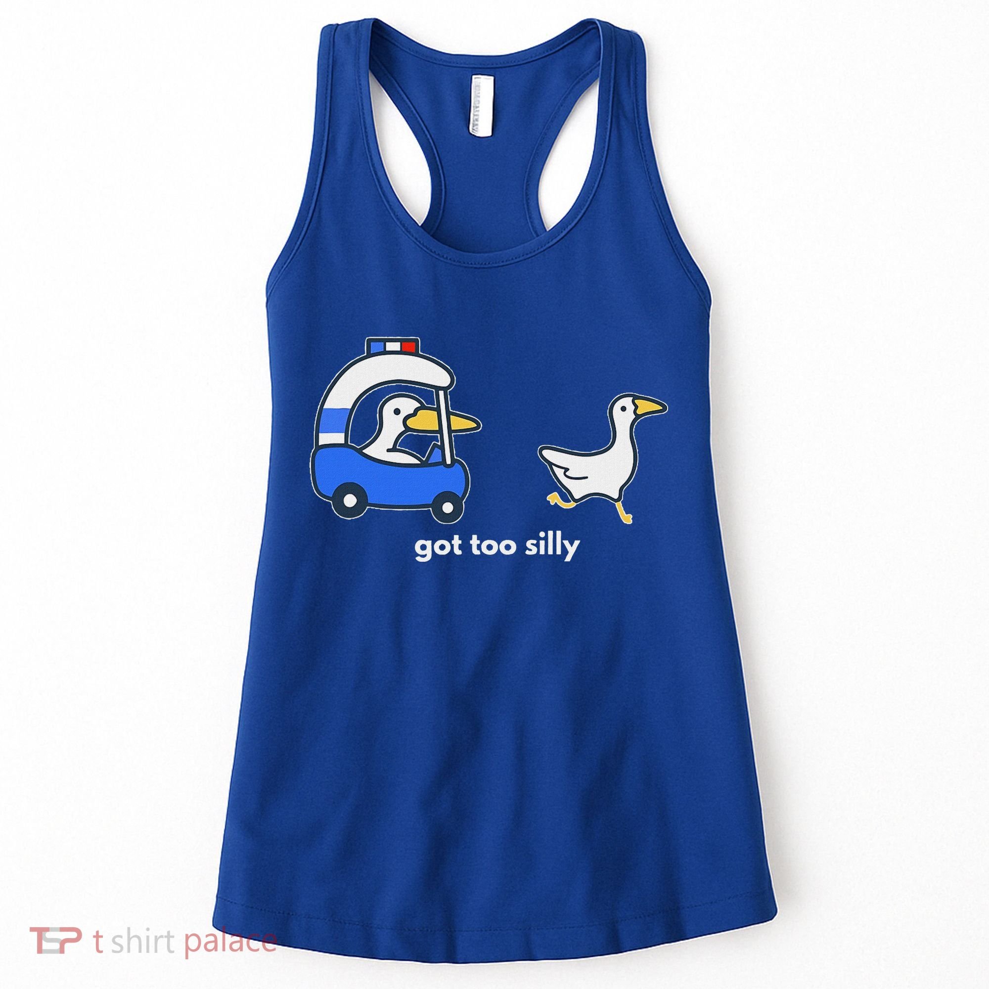 Got Too Silly Goose Police Women's Tank Top