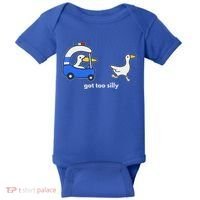 Got Too Silly Goose Police Baby Bodysuit thumb 0