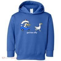 Got Too Silly Goose Police Toddler Hoodie thumb 0