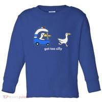 Got Too Silly Goose Police Toddler Long Sleeve Shirt thumb 0
