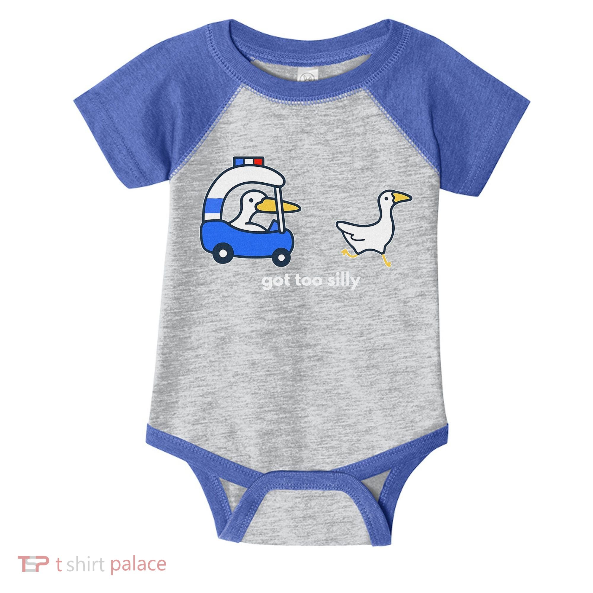 Got Too Silly Goose Police Infant Baby Jersey Bodysuit