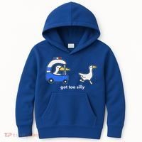 Got Too Silly Goose Police Kids Hoodie thumb 0