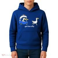 Got Too Silly Goose Police Kids Hoodie thumb 4