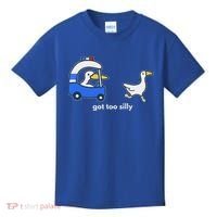 Got Too Silly Goose Police Kids T-Shirt thumb 0