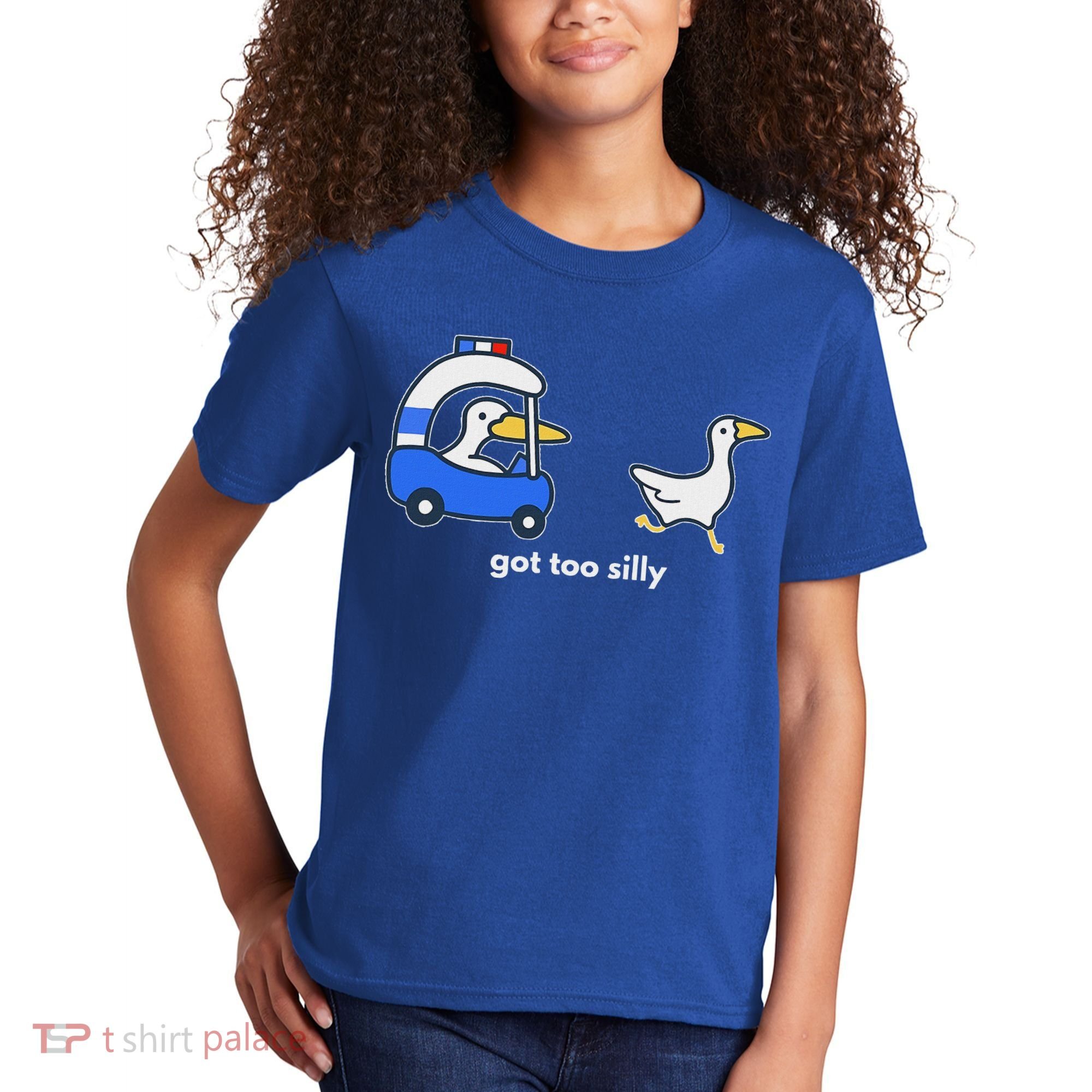 Got Too Silly Goose Police Kids T-Shirt
