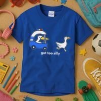 Got Too Silly Goose Police Kids T-Shirt thumb 3