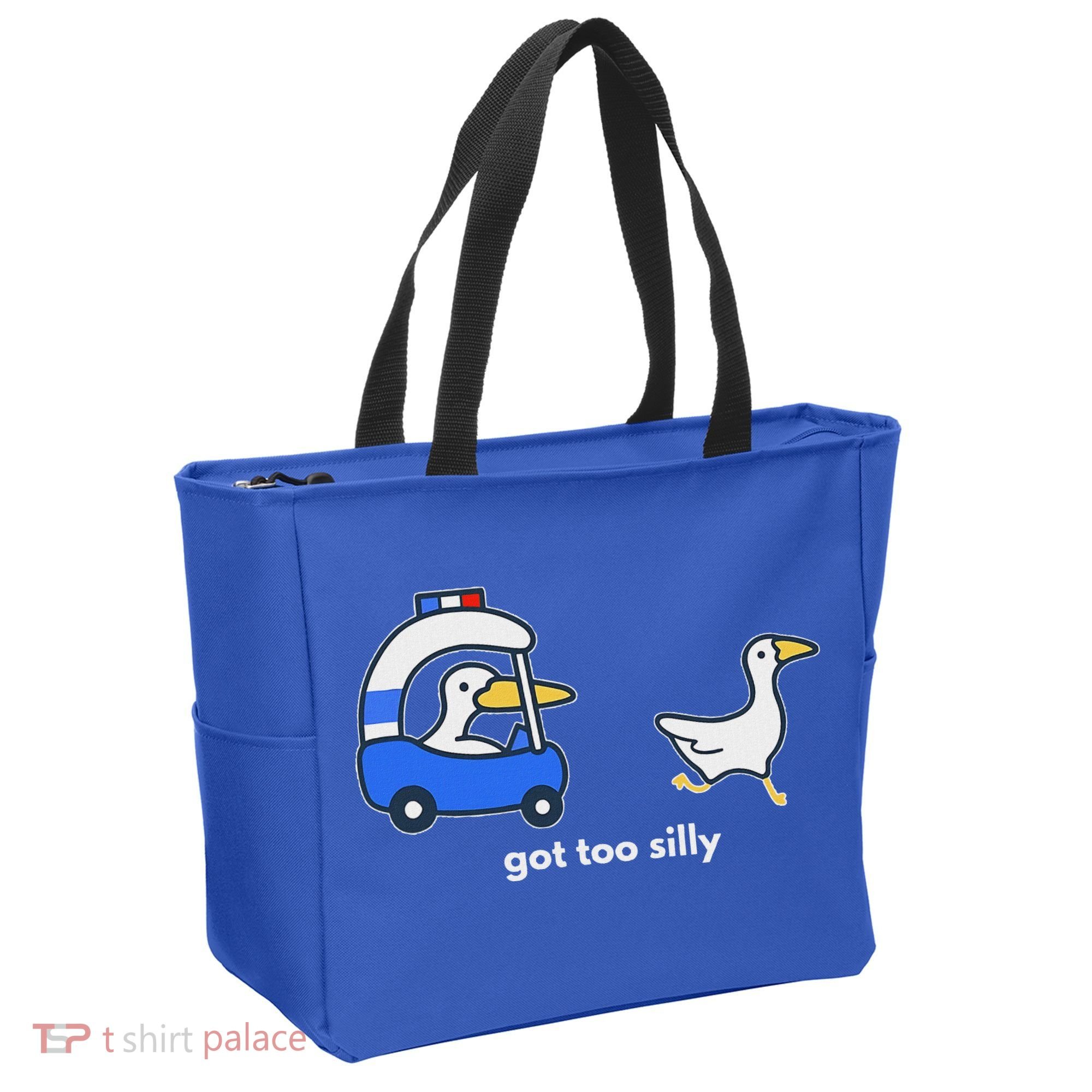 Got Too Silly Goose Police Tote Bag