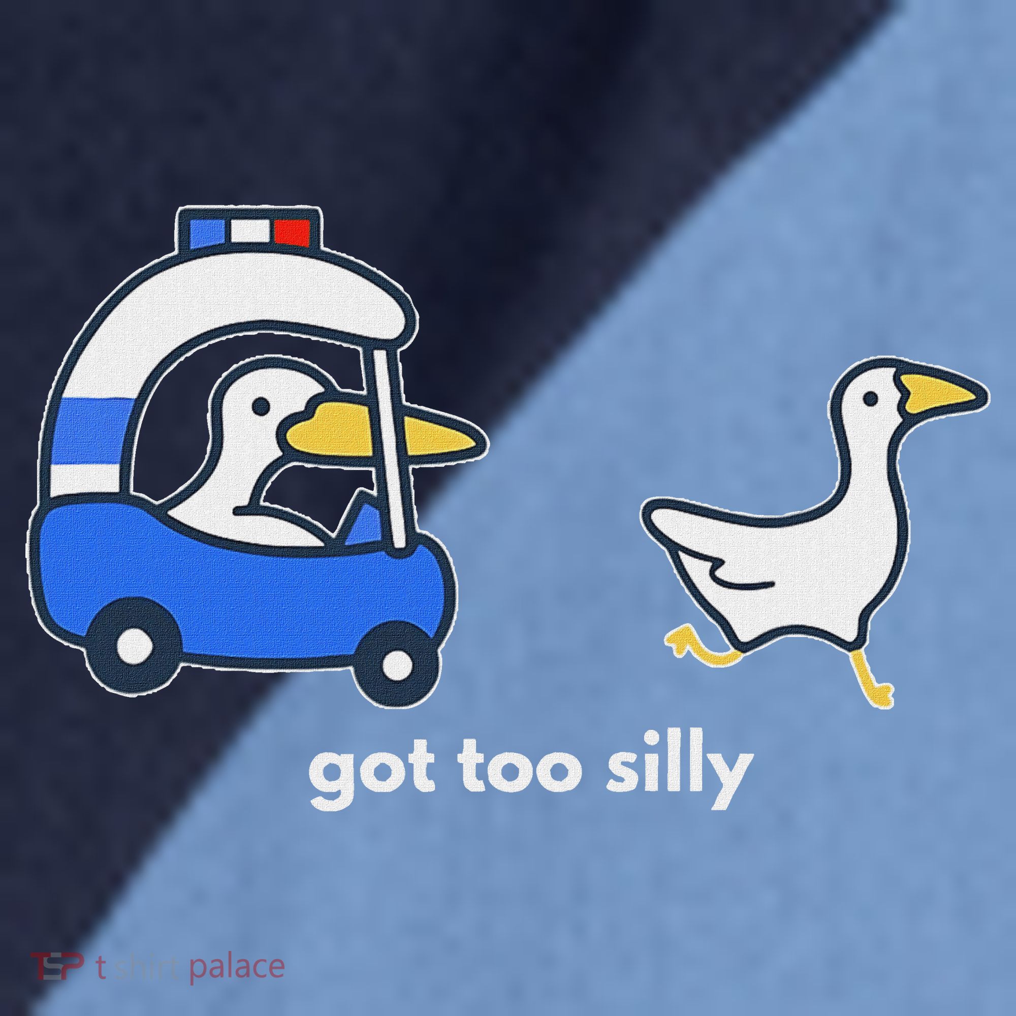 Got Too Silly Goose Police Raglan Baseball Sleeve Shirt