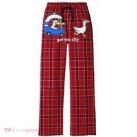 Got Too Silly Goose Police Women's Flannel Plaid Pajama Pants thumb 0