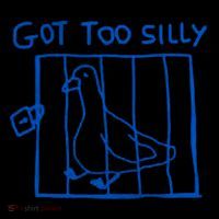Got Too Silly Funny Duck, Silly Goose Funny, meme Kids Colorblock Raglan Jersey thumb 2