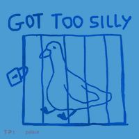 Got Too Silly Funny Duck, Silly Goose Funny, meme Tie Dye Hoodie thumb 2