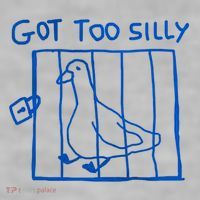 Got Too Silly Funny Duck, Silly Goose Funny, meme Ladies PosiCharge Tri-Blend Wicking Tank thumb 2