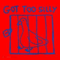 Got Too Silly Funny Duck, Silly Goose Funny, meme Santa Hat thumb 1