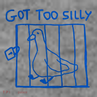 Got Too Silly Funny Duck, Silly Goose Funny, meme Toddler Hoodie thumb 2
