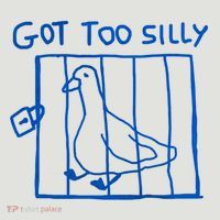 Got Too Silly Funny Duck, Silly Goose Funny, meme 24oz Duet Stainless Steel Tumbler thumb 2