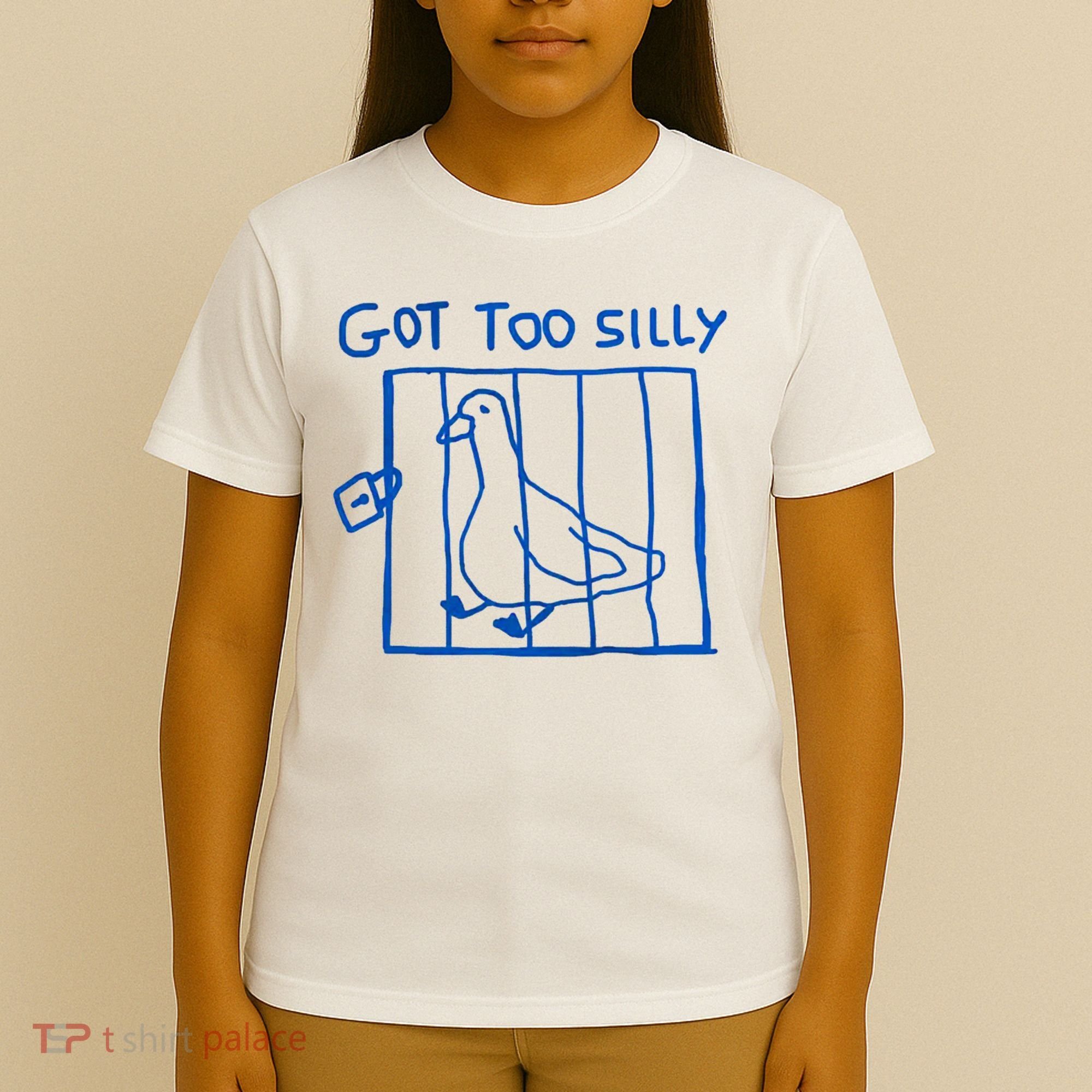 Got Too Silly Funny Duck, Silly Goose Funny, meme T-Shirt