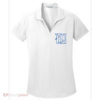 Got Too Silly Funny Duck, Silly Goose Funny, meme Women's Dry Zone Grid Polo thumb 0