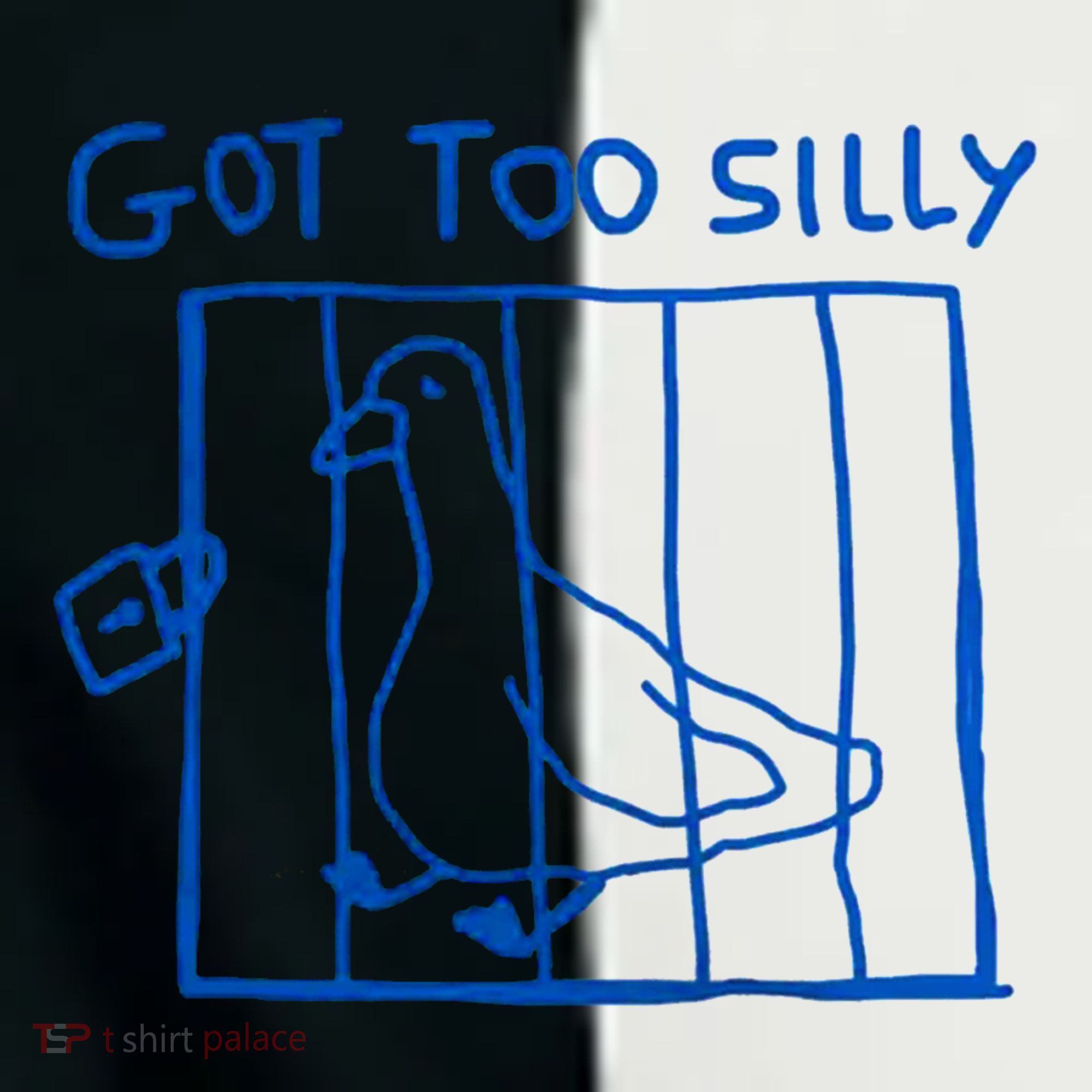 Got Too Silly Funny Duck, Silly Goose Funny, meme Toddler Fine Jersey T-Shirt