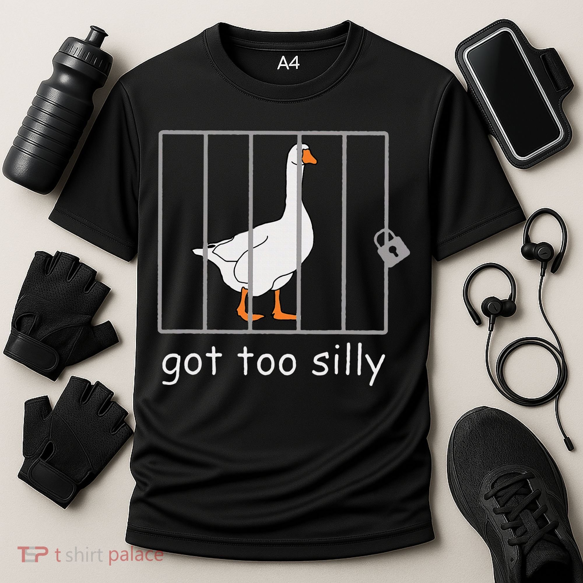 Got Too Silly  Silly Goose Cooling Performance Crew T-Shirt