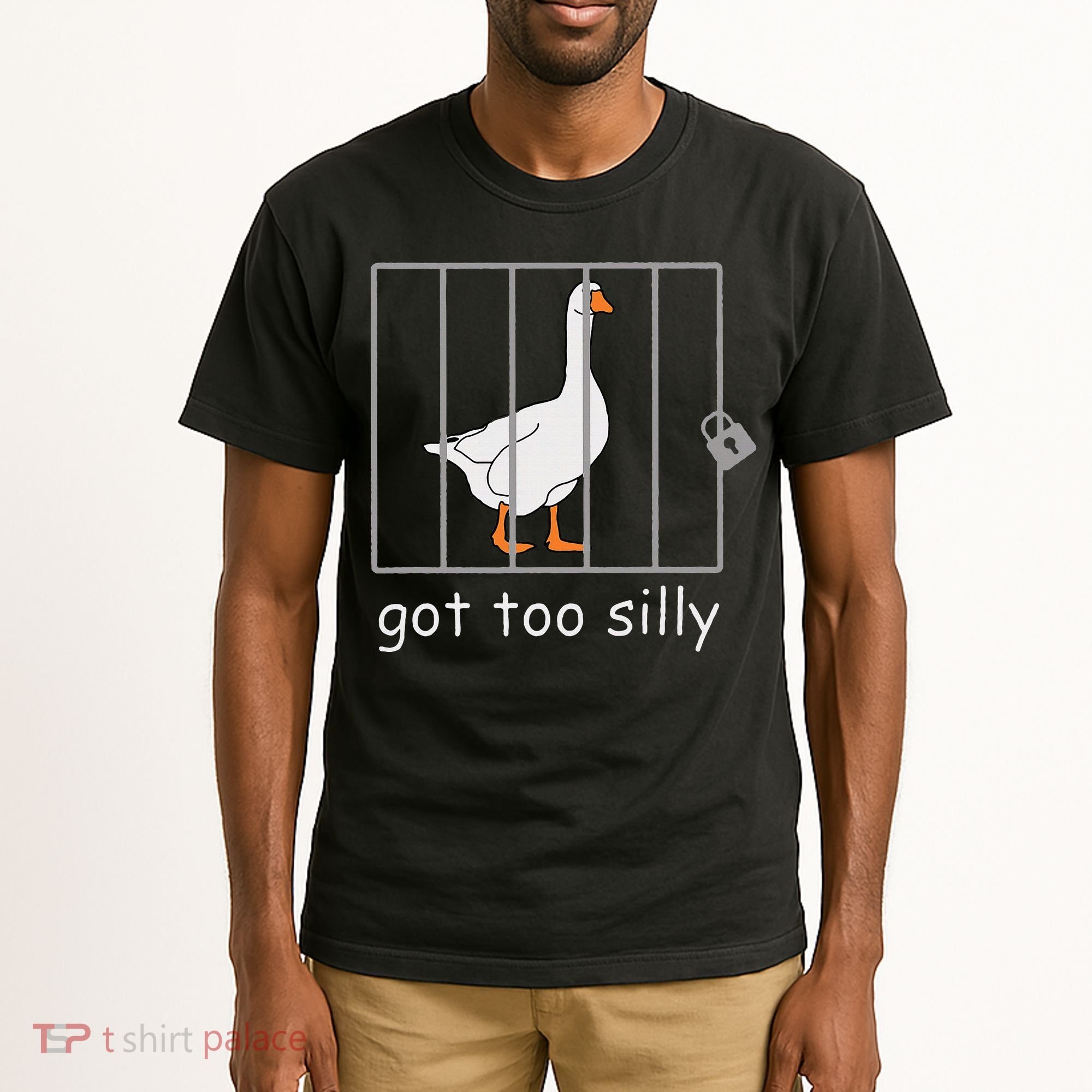 Got Too Silly  Silly Goose Tall T-Shirt
