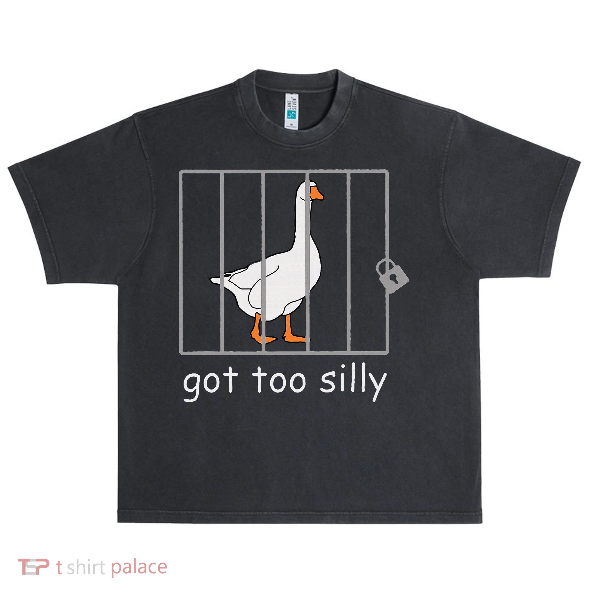 Got Too Silly  Silly Goose Urban Oversized Heavyweight T-Shirt