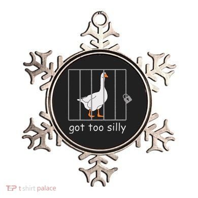 Got Too Silly  Silly Goose Ornament