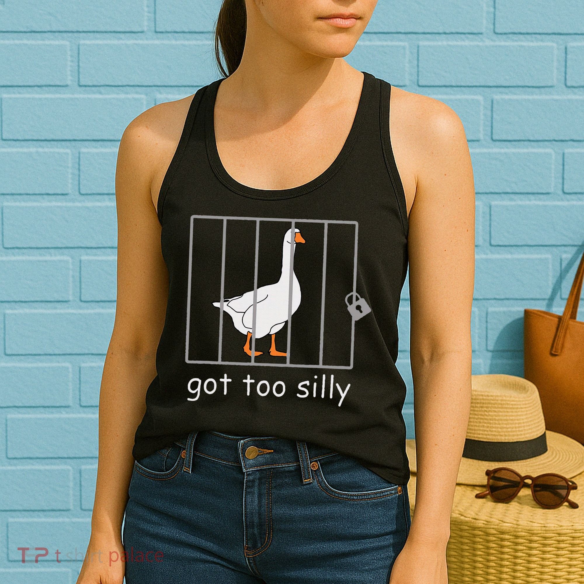 Got Too Silly  Silly Goose Women's Tank Top