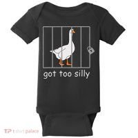 Got Too Silly  Silly Goose Baby Bodysuit thumb 0