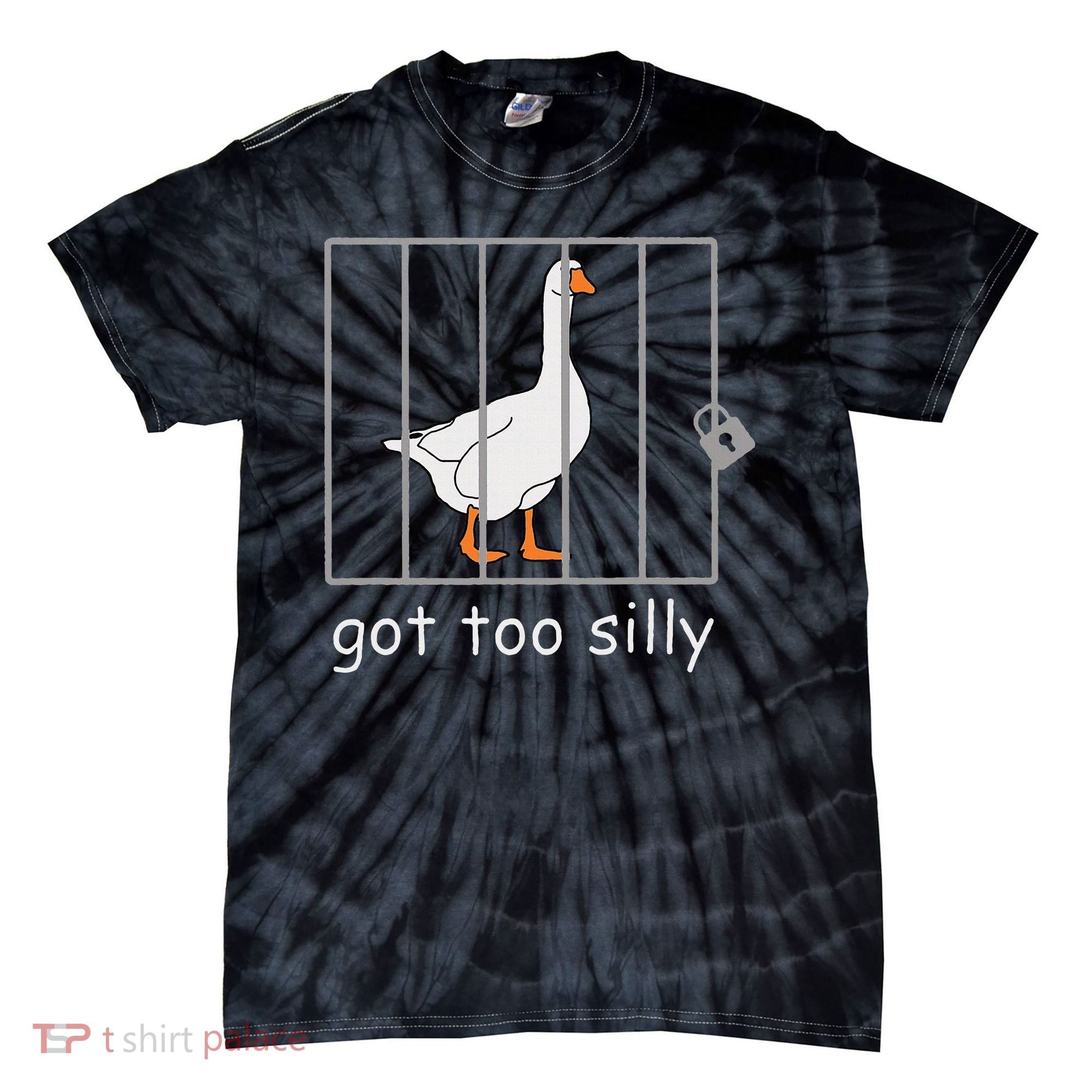 Got Too Silly  Silly Goose Tie-Dye T-Shirt