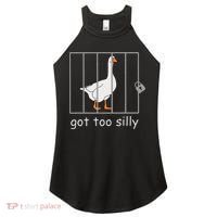 Got Too Silly  Silly Goose Women's Perfect Tri Rocker Tank thumb 0