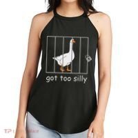 Got Too Silly  Silly Goose Women's Perfect Tri Rocker Tank thumb 2