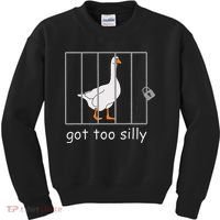 Got Too Silly  Silly Goose Kids Sweatshirt thumb 0