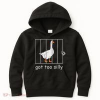 Got Too Silly  Silly Goose Kids Hoodie thumb 0