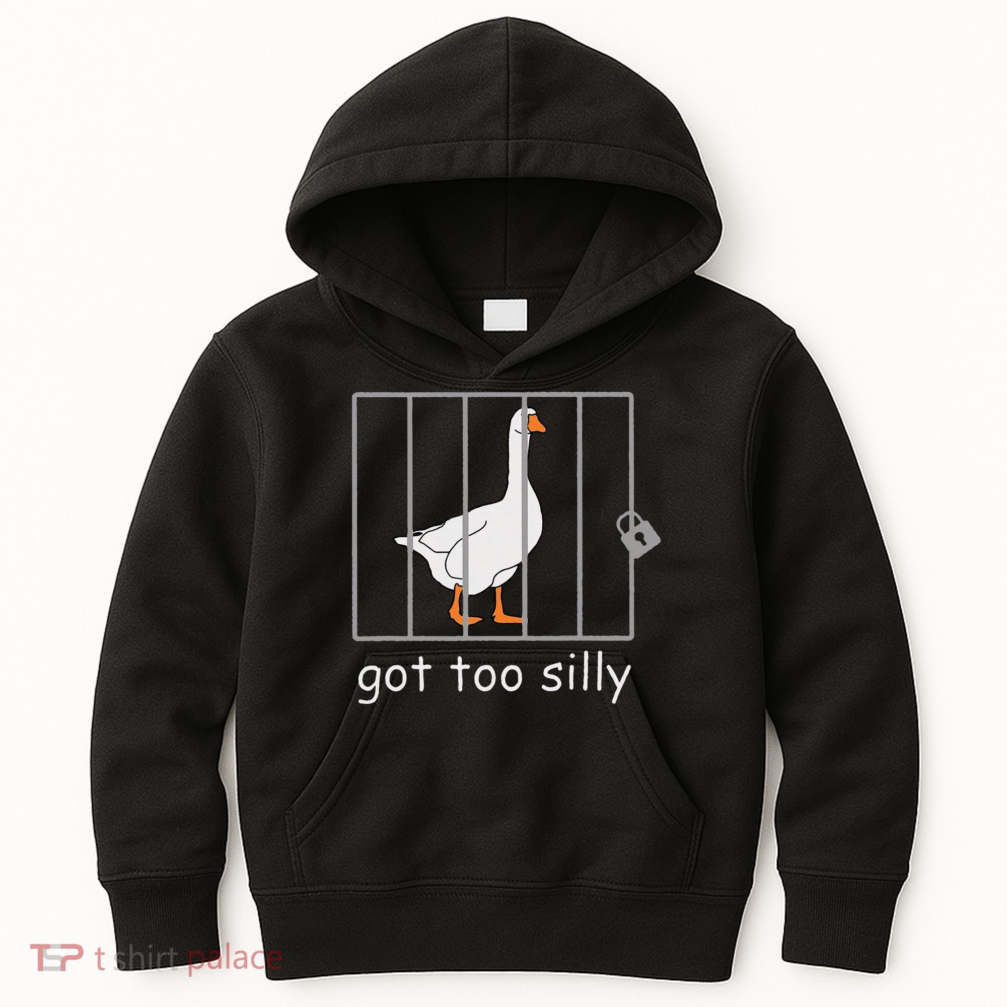 Got Too Silly  Silly Goose Kids Hoodie