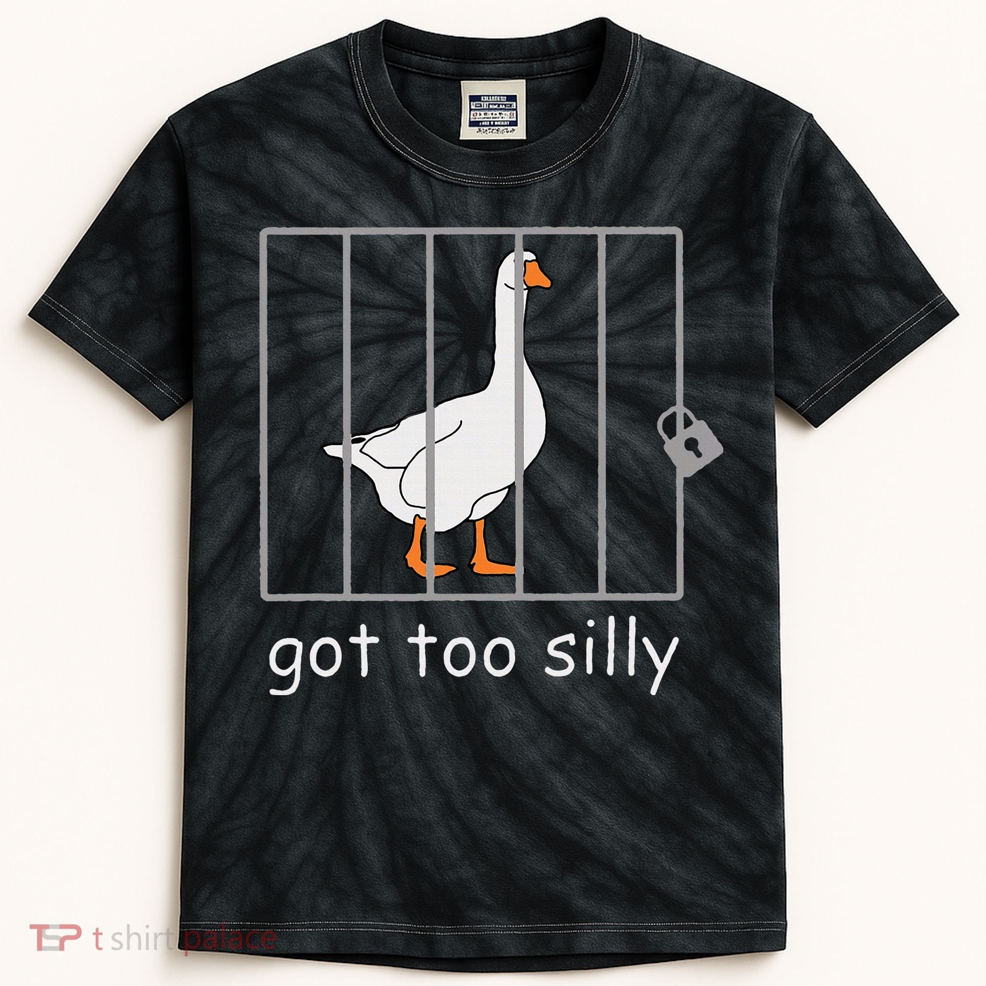 Got Too Silly  Silly Goose Kids Tie-Dye T-Shirt