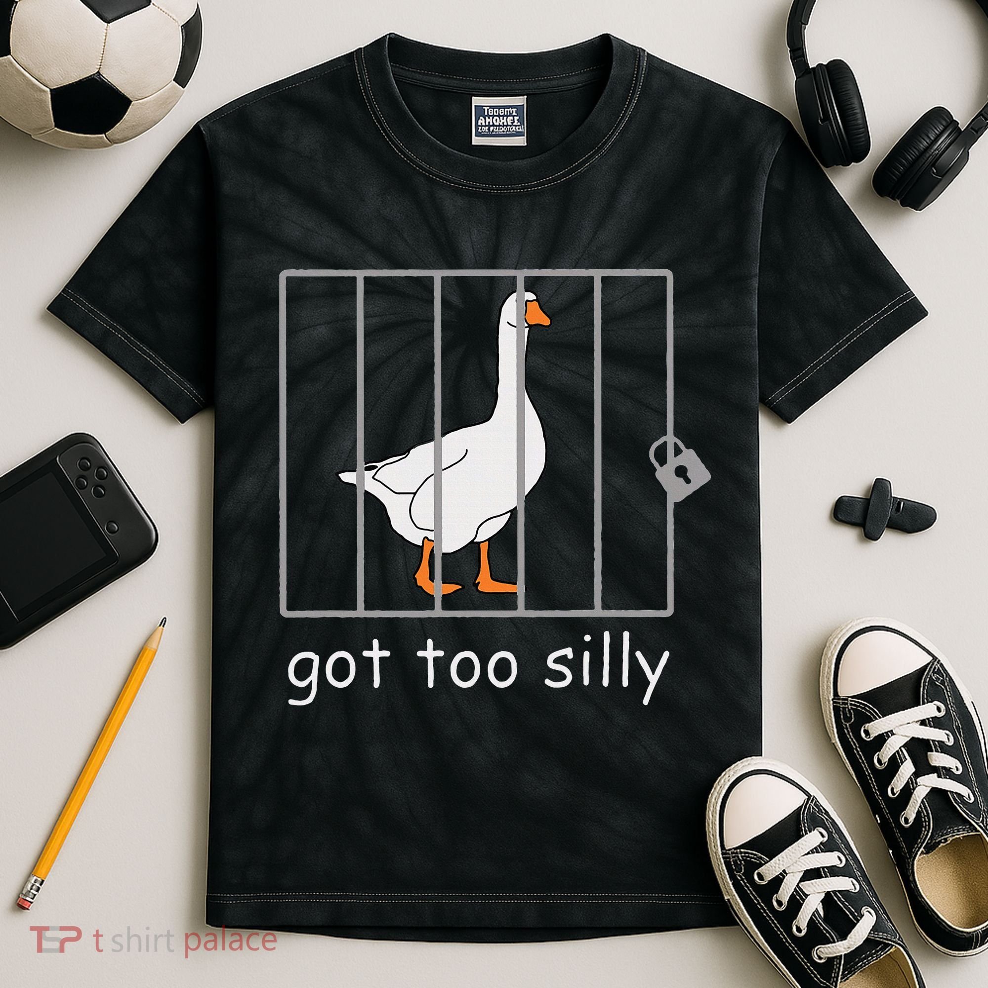 Got Too Silly  Silly Goose Kids Tie-Dye T-Shirt