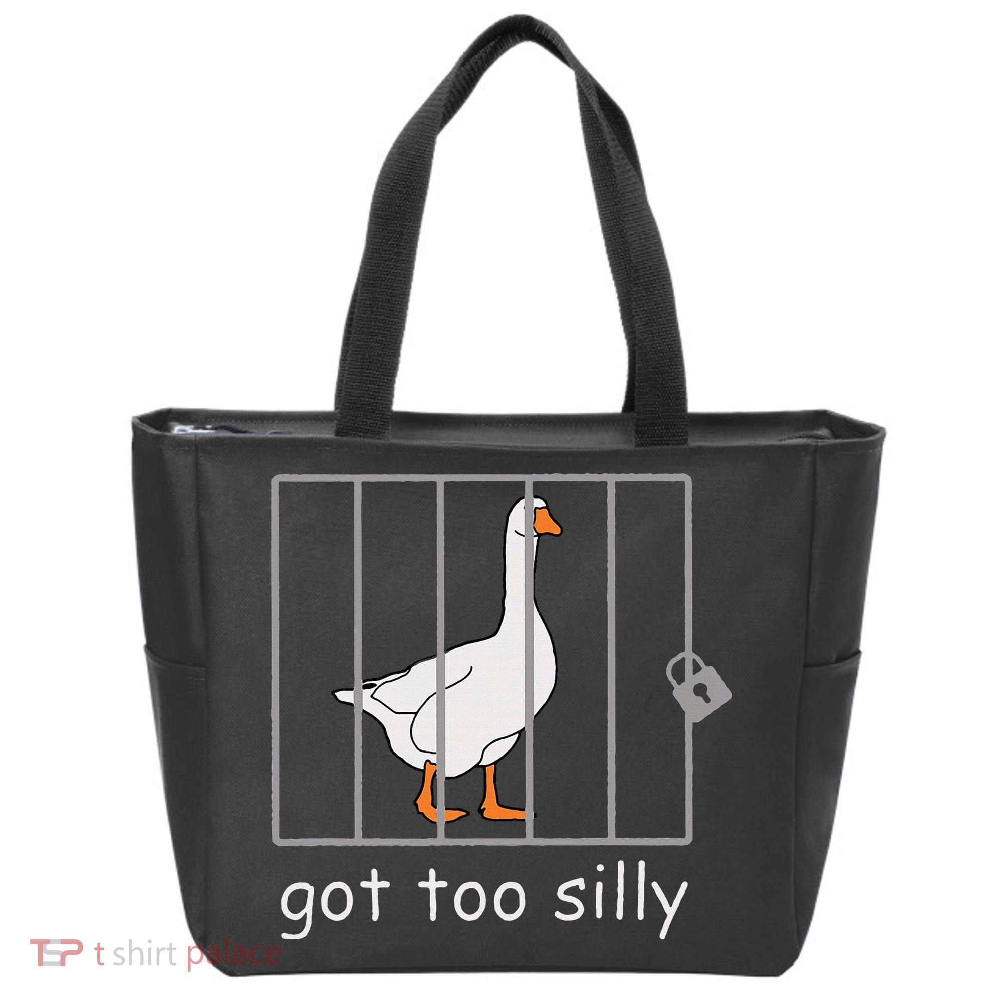 Got Too Silly  Silly Goose Tote Bag