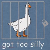 Got Too Silly  Silly Goose Comfort Colors Garment-Dyed Hooded Sweatshirt thumb 2