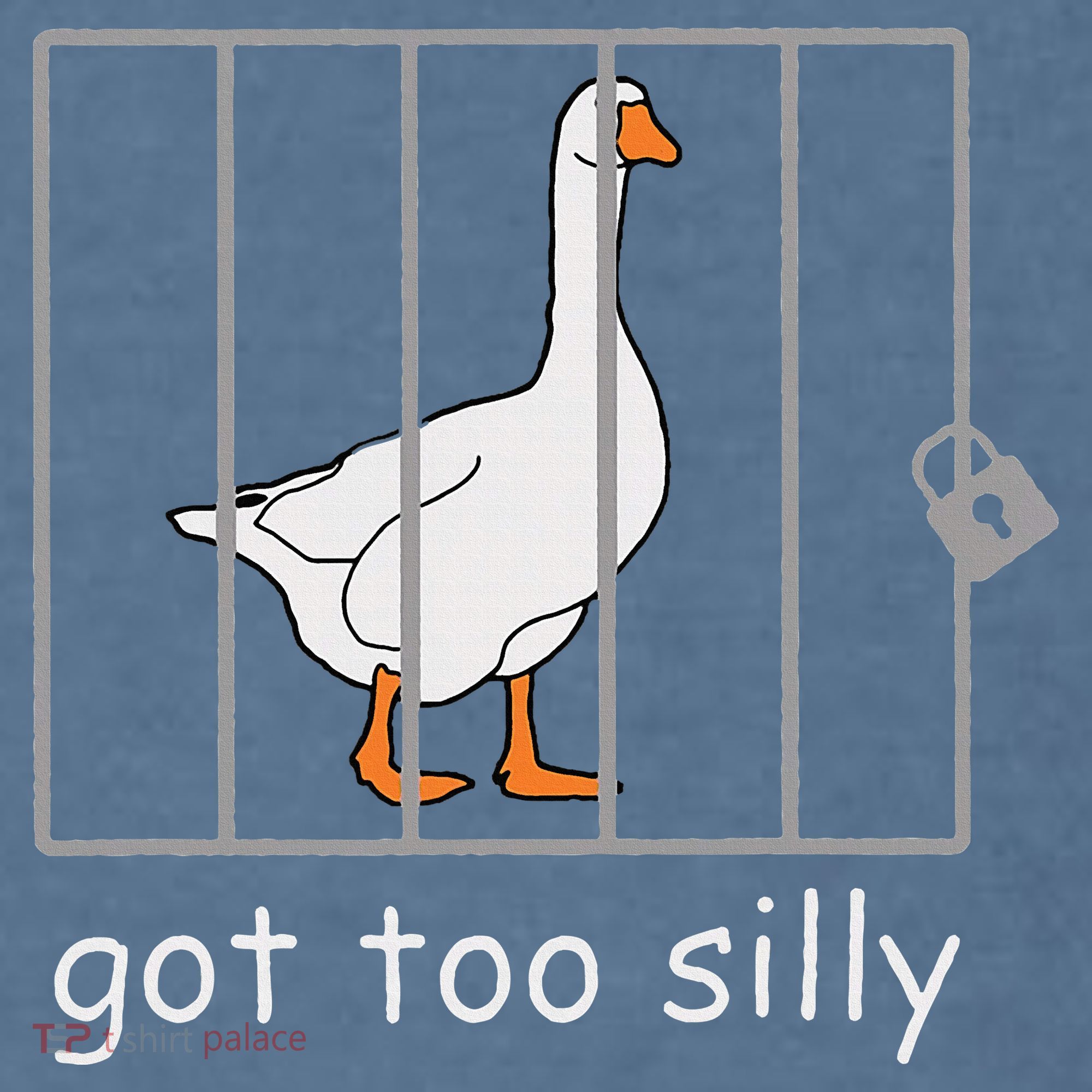 Got Too Silly  Silly Goose Comfort Colors Garment-Dyed Hooded Sweatshirt