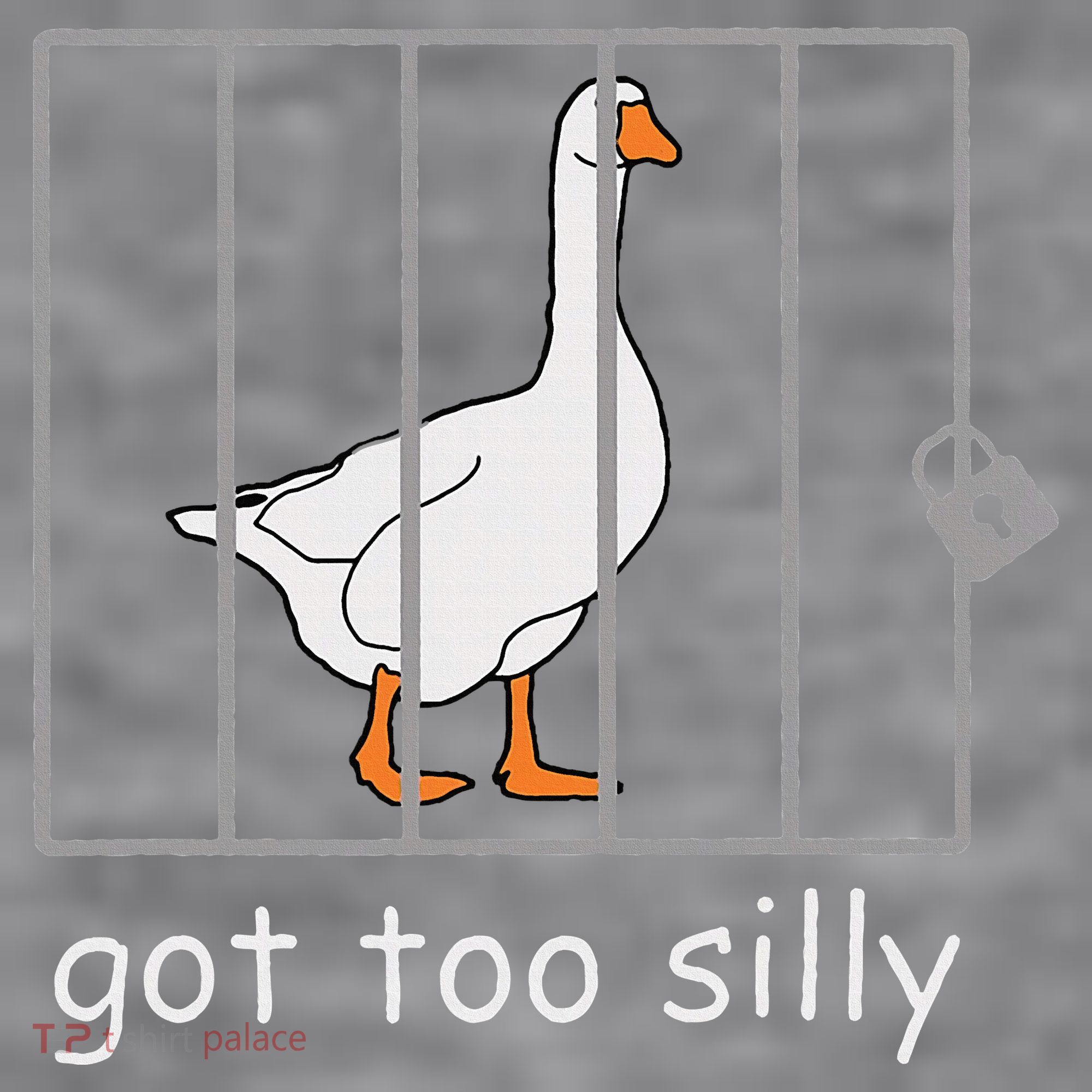 Got Too Silly  Silly Goose Women's Racerback Cropped Tank