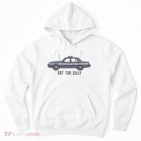 Got Too Silly Goose And Playful Police Car Humor Hoodie thumb 0