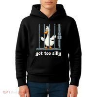Got Too Silly Goose Kids Hoodie thumb 4