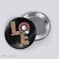 Golf T Shirts, Love Golf Leopard Sunflower Sports Ball Valentine Plus Size Button thumb 0